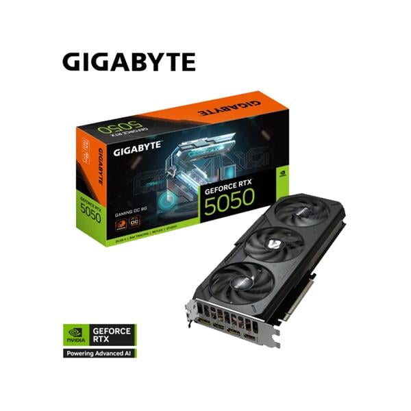 Placa de Video Gigabyte Nvidia Geforce Rtx 5050 Gaming 8gb Oc Gddr6