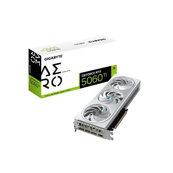 Placa de Video Gigabyte Nvidia Geforce Rtx 5060 Ti Aero 8gb Oc Gddr7