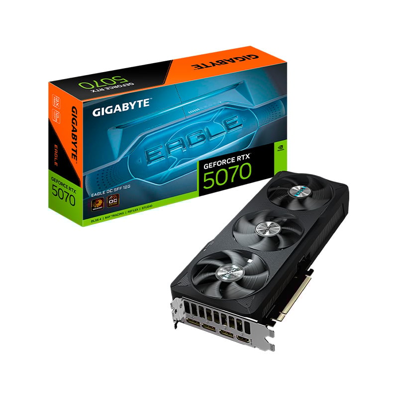 PLACA DE VIDEO GIGABYTE NVIDIA GEFORCE RTX 5070 EAGLE 12GB OC GDDR7