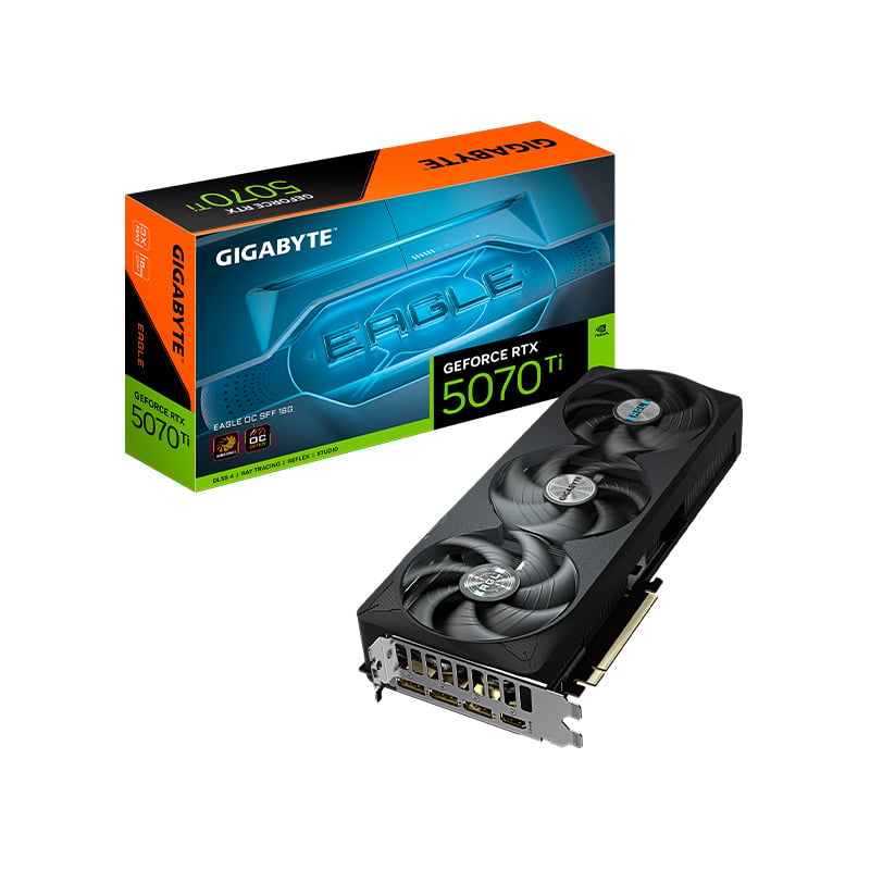 PLACA DE VIDEO GIGABYTE NVIDIA GEFORCE RTX 5070 TI EAGLE 16GB OC GDDR7