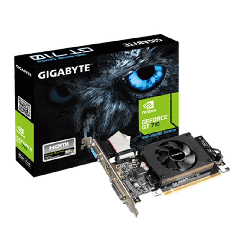 PLACA DE VIDEO GIGABYTE GEFORCE GT 710 2GB DDR3