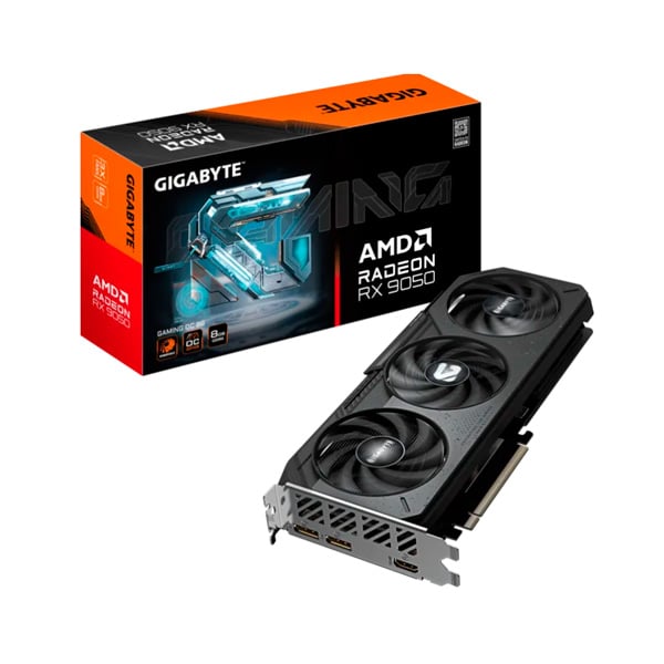 PLACA DE VIDEO AMD RADEON GIGABYTE RX 9050 GAMING OC 8GB GDDR6