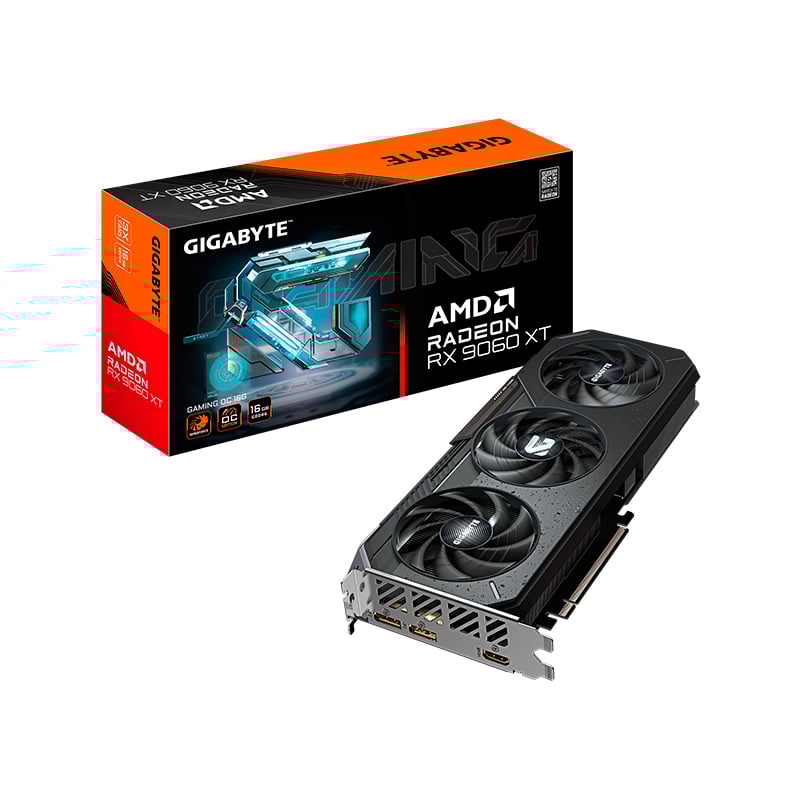 PLACA DE VIDEO AMD RADEON GIGABYTE RX 9060 XT GAMING OC 16GB GDDR6