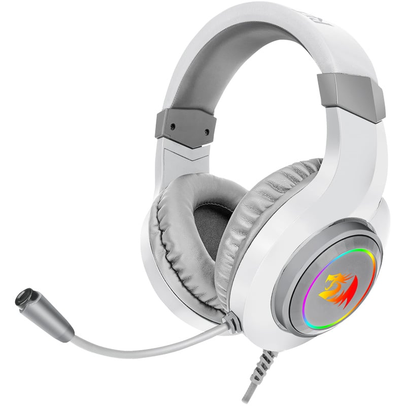AURICULAR C/MIC GAMER REDRAGON H260 HYLAS WHITE RGB
