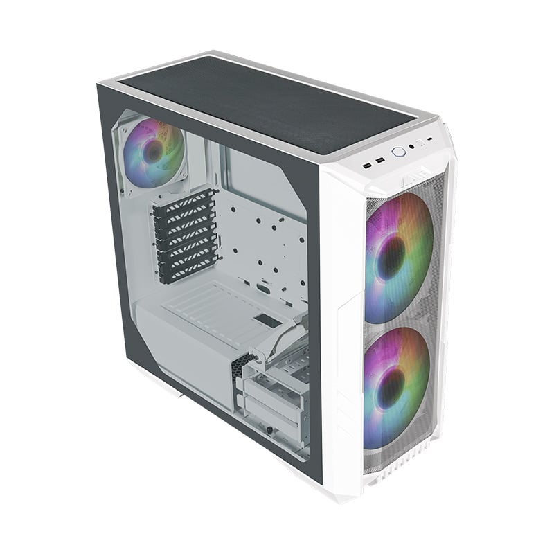 GABINETE COOLER MASTER MASTERCASE HAF 500 WHITE ARGB