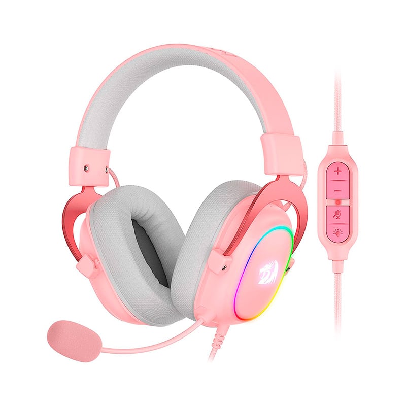 AURICULAR C/MIC REDRAGON ZEUS X H510 PINK RGB