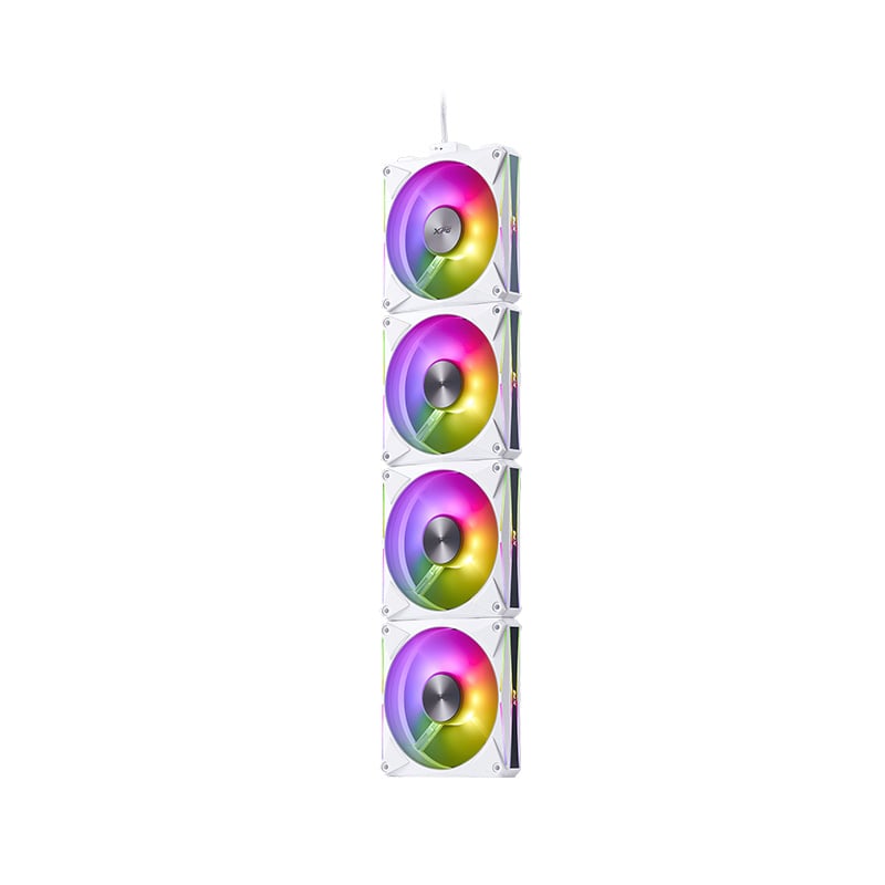 FAN COOLER ADATA XPG PWM HURRICANE MAG 120MM ARGB PACK X4 WHITE