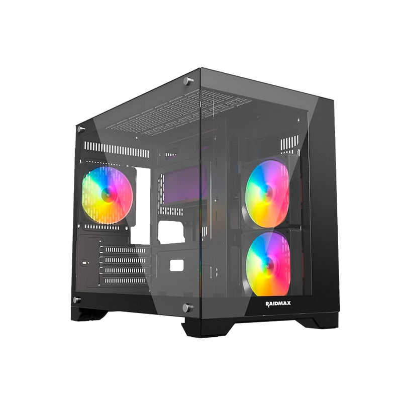 OUTLET - GABINETE GAMER RAIDMAX INFINITA FISHTANK I600 TG RGB