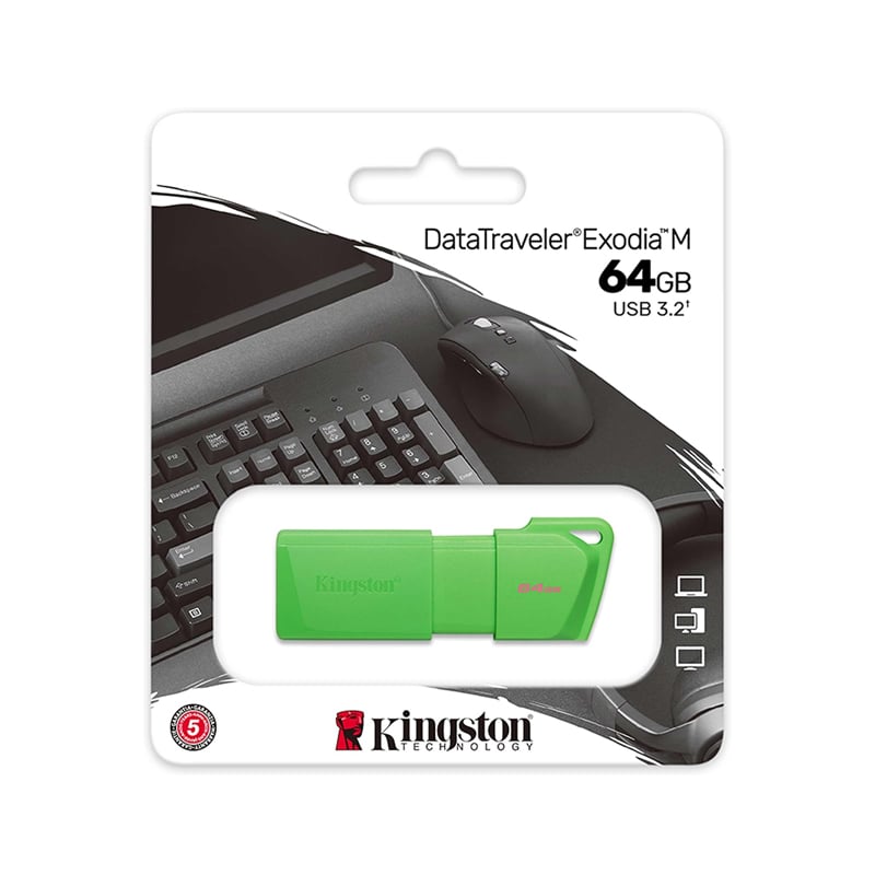 PENDRIVE 64GB KINGSTON DTX EXODIA M USB 3.2 GREEN