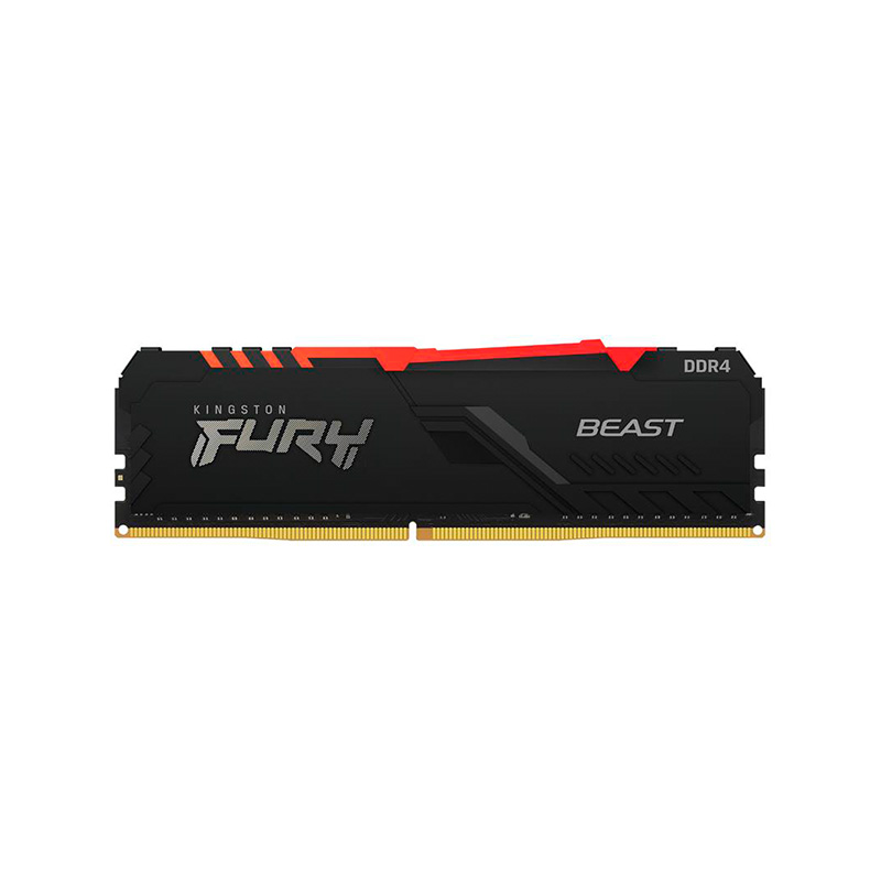 MEMORIA RAM KINGSTON FURY BEAST RGB 16GB 3200 MHZ DDR4