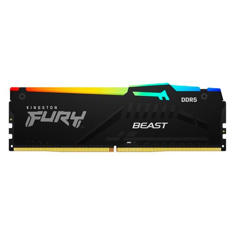 MEMORIA RAM KINGSTON FURY BEAST RGB 16GB 5600 MHZ DDR5 - AMD EXPO