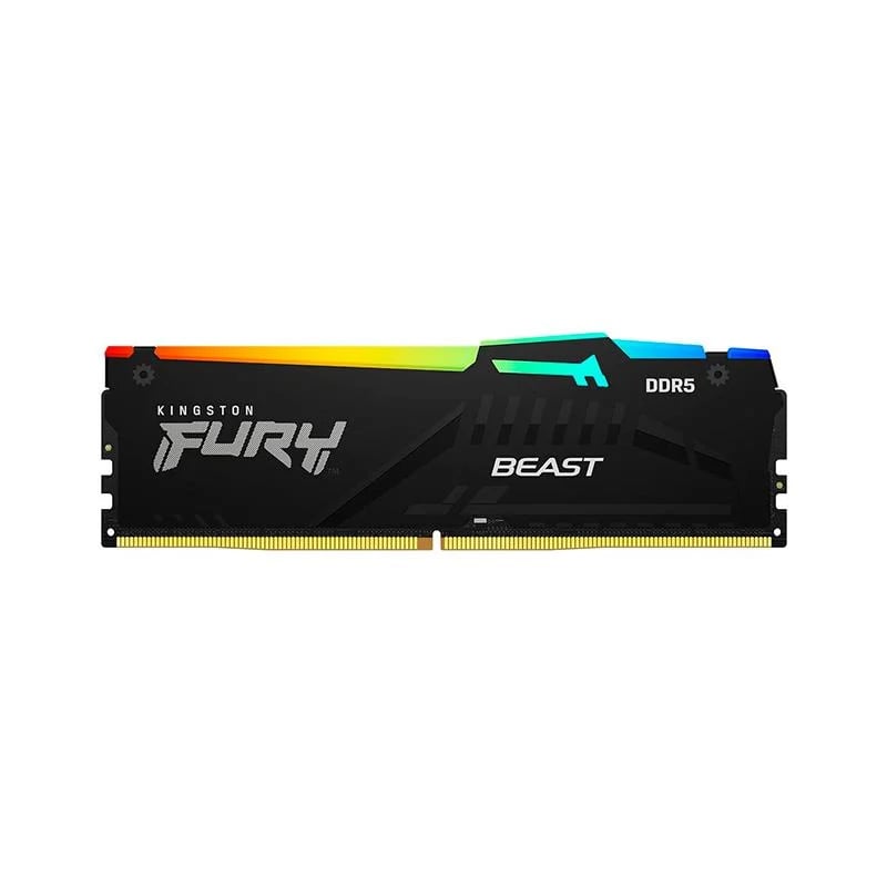 MEMORIA RAM KINGSTON FURY BEAST RGB 16GB 6000 MHZ DDR5 CL30 - AMD EXPO - XMP