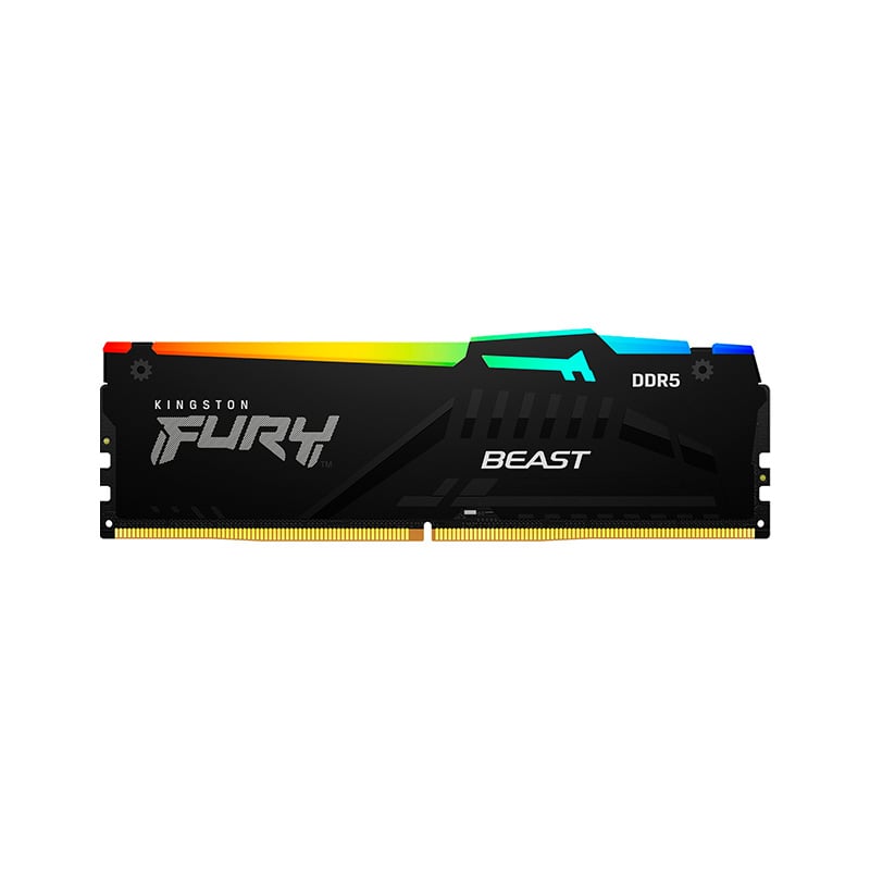 MEMORIA RAM KINGSTON FURY BEAST 16GB RGB 6000 MHZ DDR5 CL36