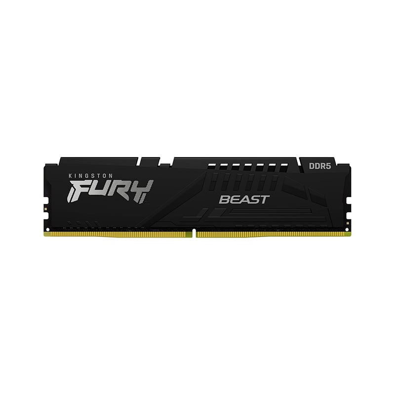 MEMORIA RAM KINGSTON FURY BEAST 16GB 6400 MHZ DDR5 - BLACK - AMD EXPO & INTEL XMP