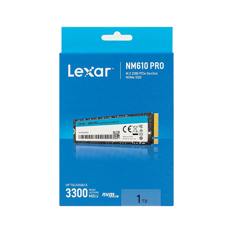 DISCO SOLIDO SSD 1TB LEXAR NM610 PRO M.2 NVME PCIE X4 3.0