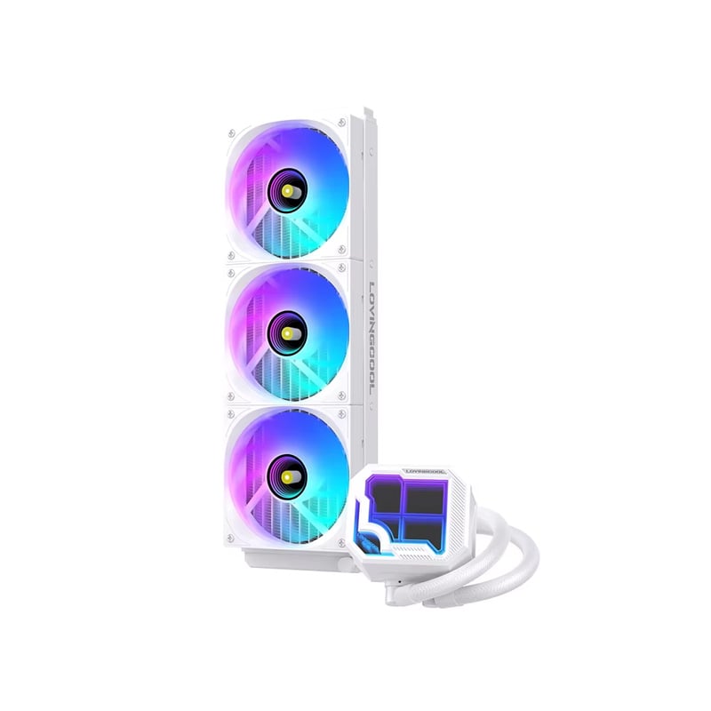 CPU WATER COOLER LOVINGCOOL 360MM AK-W360-03 - ARGB - WHITE