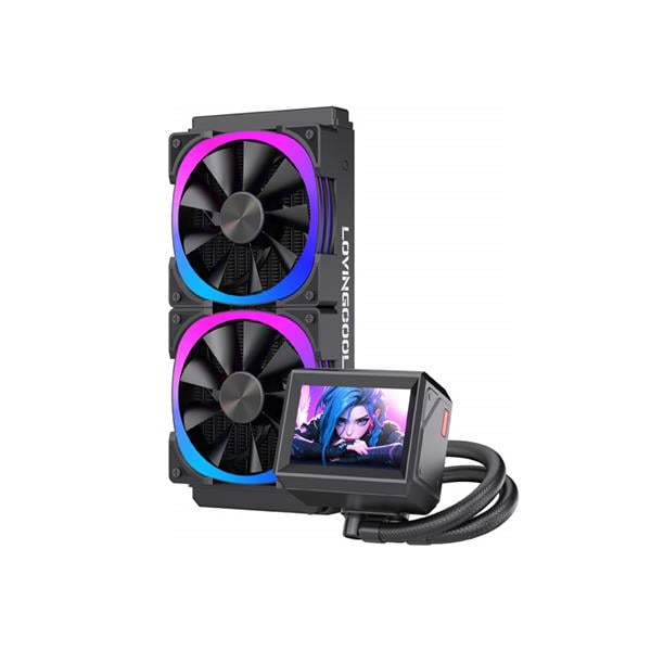 Cpu Water Cooler Lovingcool 240mm Dp-B240-02 - Argb - Black