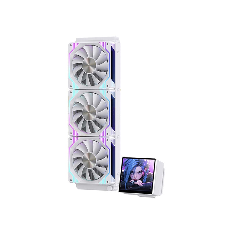 CPU WATER COOLER LOVINGCOOL 360MM DP-W360-01 - ARGB - WHITE