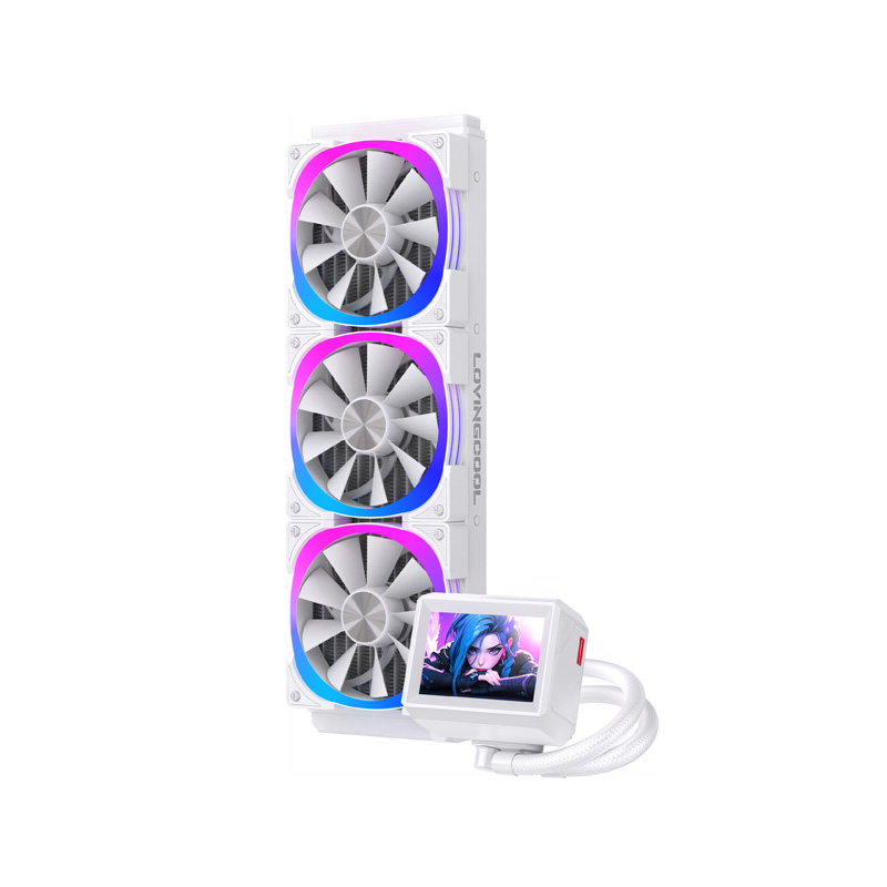 CPU WATER COOLER LOVINGCOOL 360MM DP-W360-02 - ARGB - WHITE