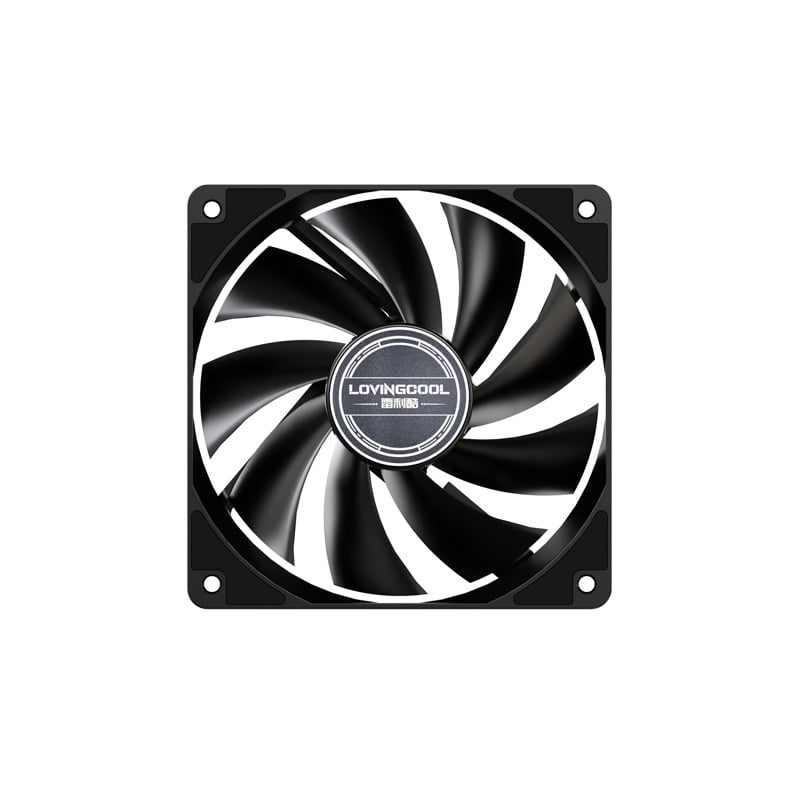 FAN COOLER 120MM LOVINGCOOL DZPKK-120-LOGO - BLACK