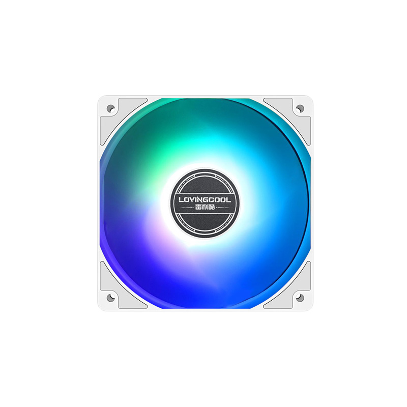 FAN COOLER 120MM LOVINGCOOL PKK-120-LOGO PWM ARGB - WHITE