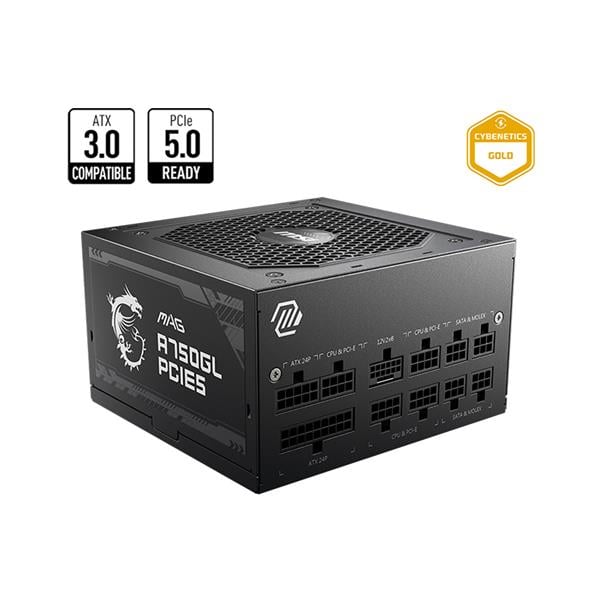 Fuente 750w Msi Mag A750gl 80 Plus Gold Modular Pcie 5.0