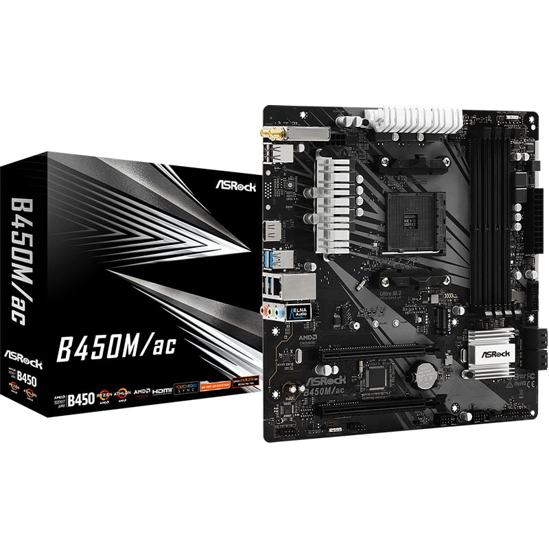 OUTLET - MOTHERBOARD ASROCK B450M AC WIFI