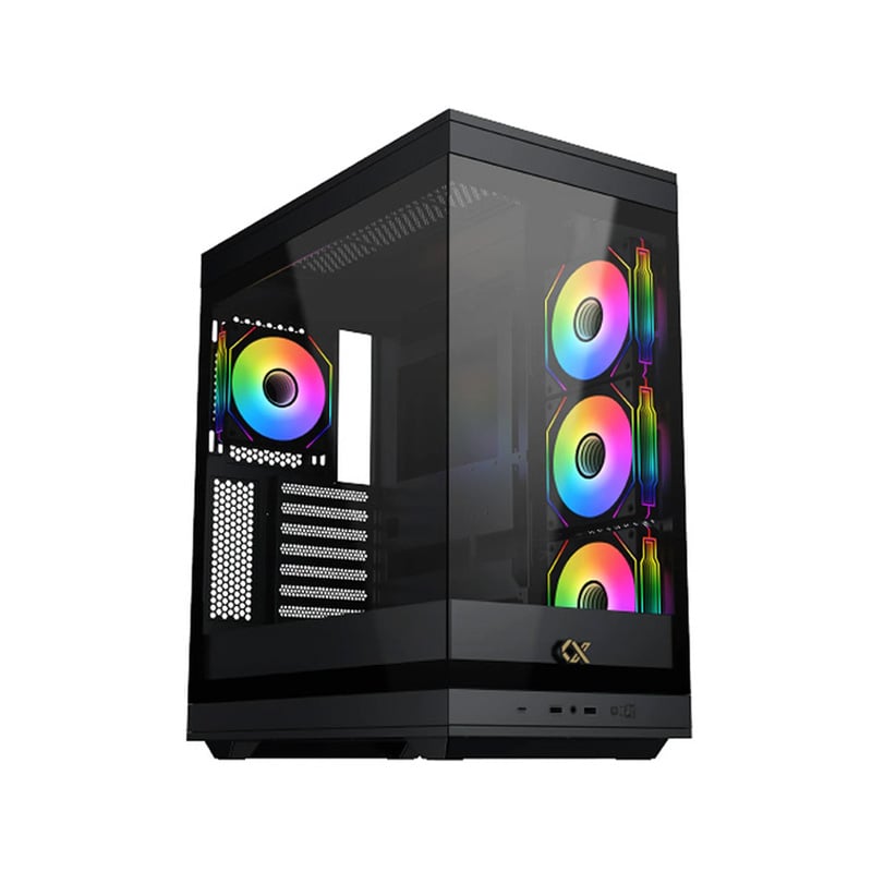OUTLET - GABINETE XIGMATEK META BLACK X4 ARGB FAN