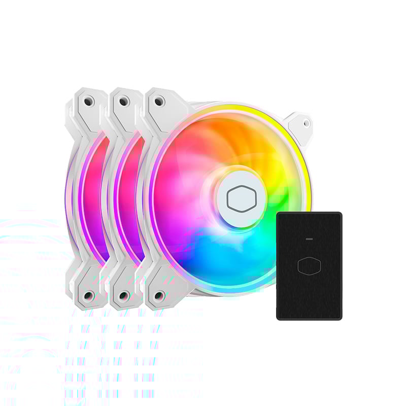 FAN COOLER COOLER MASTER MASTERFAN MF120 HALO 2 - 3 EN 1 ARGB WHITE