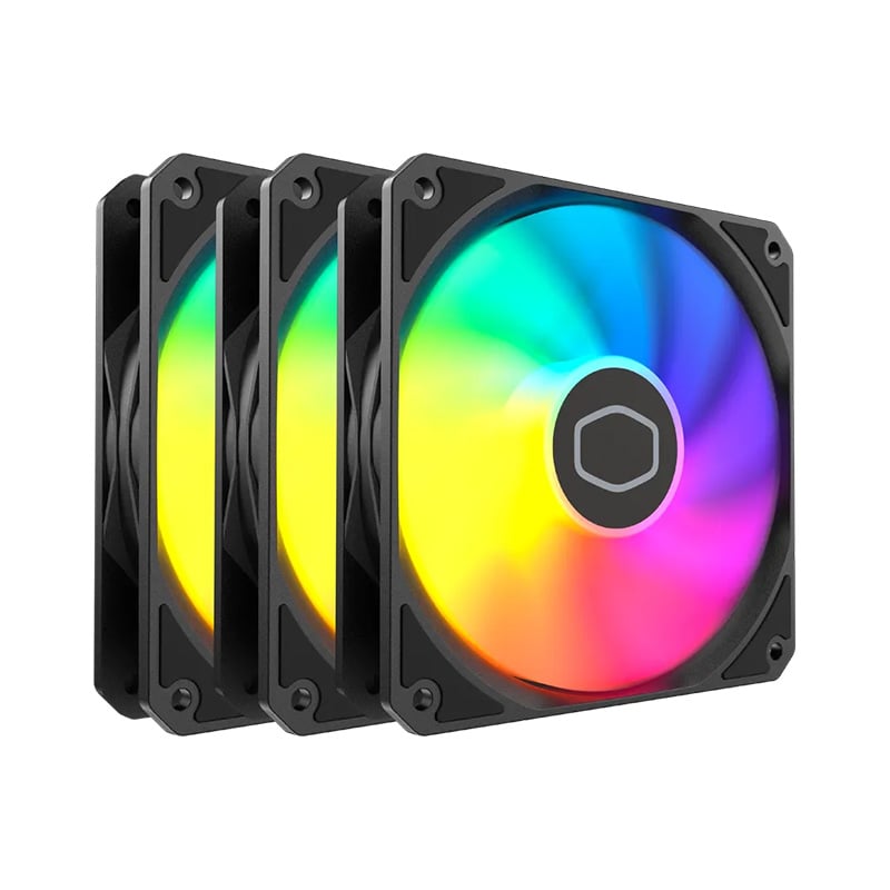 FAN COOLER 120MM COOLER MASTER MASTERFAN MF120 LITE ARGB - PACK X3