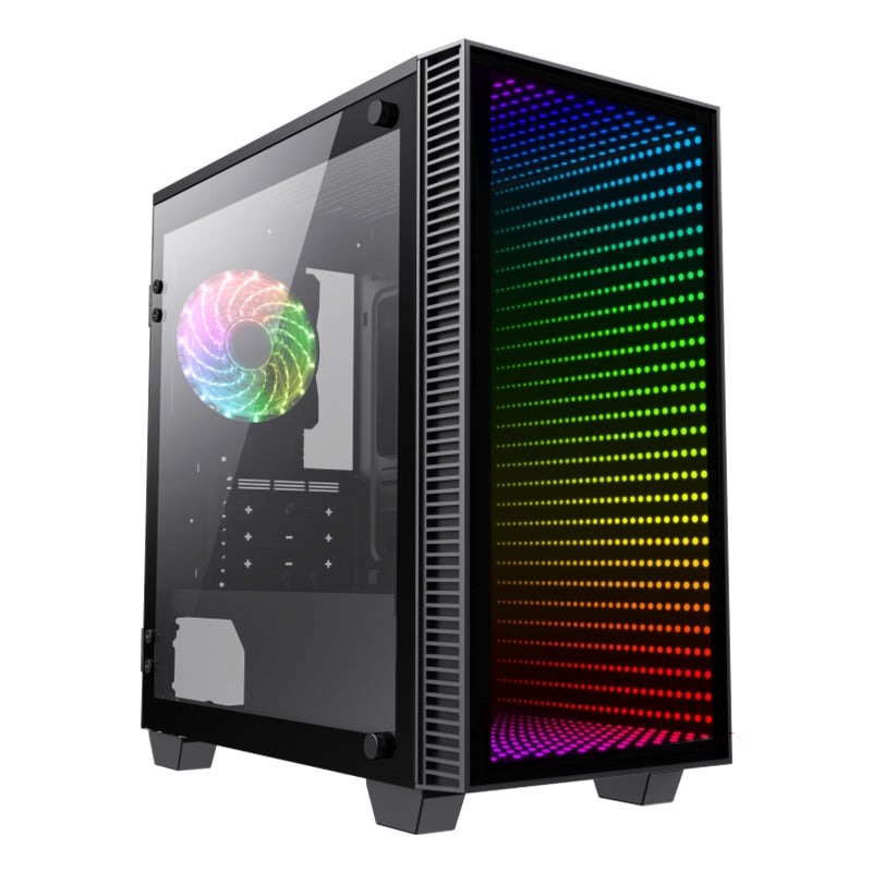 GABINETE GAMEMAX MINI ABYSS H608 X 1 FAN - ARGB