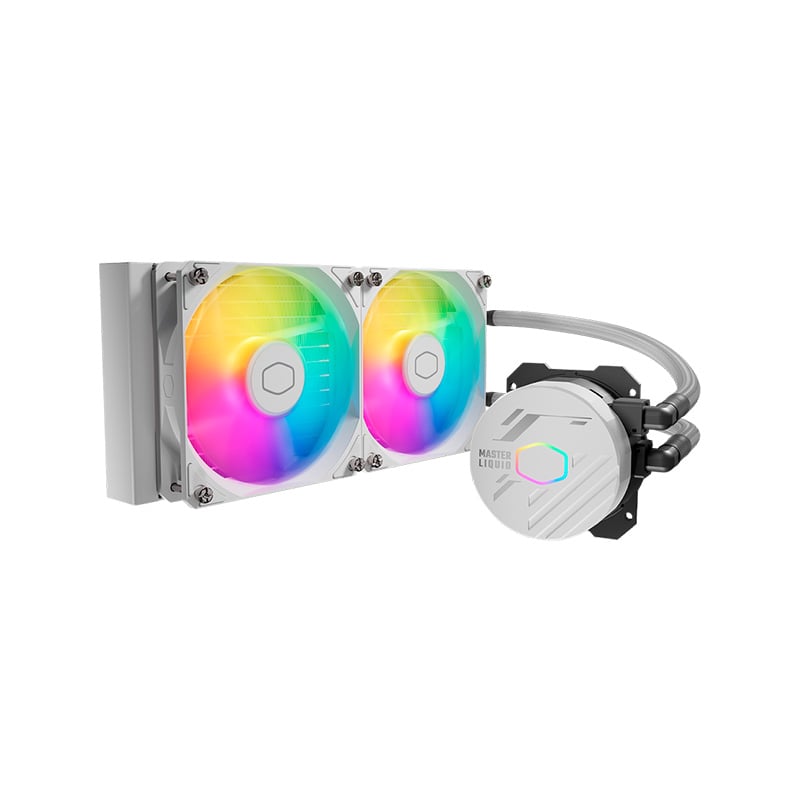 CPU WATER COOLER 240MM COOLER MASTER MASTERLIQUID 240L CORE II ARGB WHITE