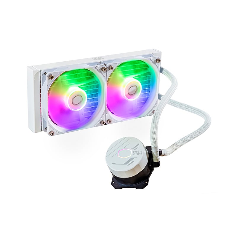 CPU WATER COOLER 240MM COOLER MASTER MASTERLIQUID ML240L CORE WHITE ARGB