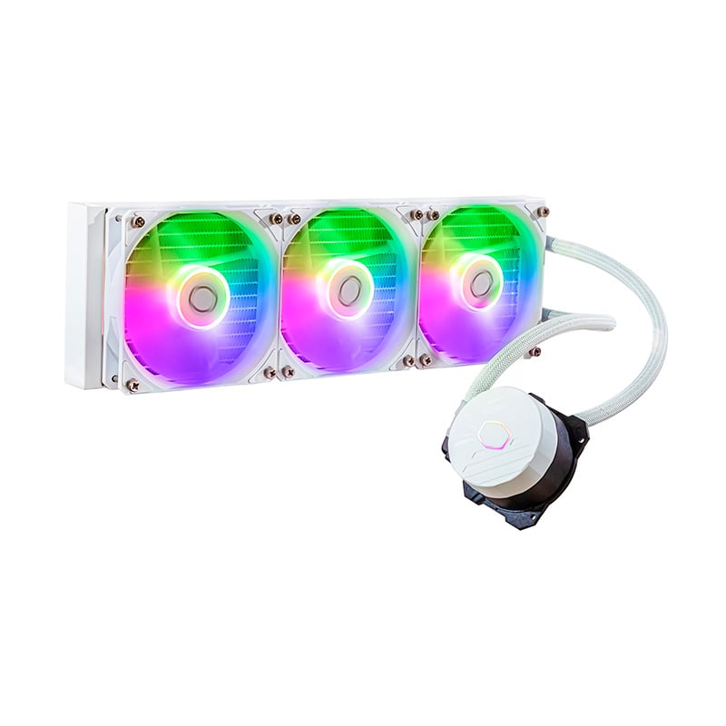 CPU WATER COOLER 360MM COOLER MASTER MASTERLIQUID 360L CORE WHITE ARGB