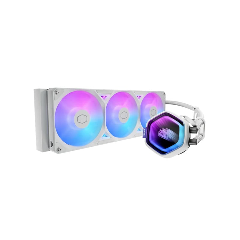 CPU WATER COOLER 360MM COOLER MASTER MASTERLIQUID 360 ATMOS II ARGB - WHITE