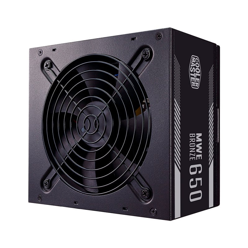 FUENTE 650W COOLER MASTER MWE V2 80 PLUS BRONZE - NO INCLUYE CABLE POWER