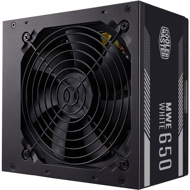 FUENTE 650W COOLERMASTER MWE V2 80 PLUS BRONZE - NO INCLUYE CABLE POWER