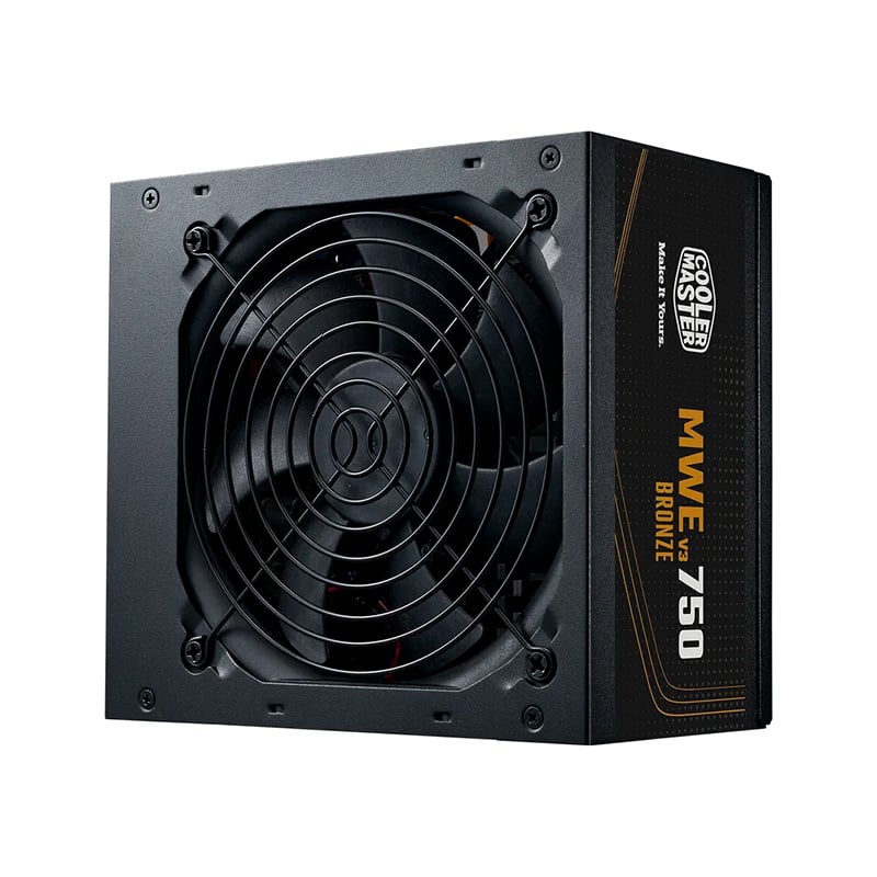 FUENTE 750W COOLER MASTER MWE V3 FULL RANGE 80 PLUS BRONZE
