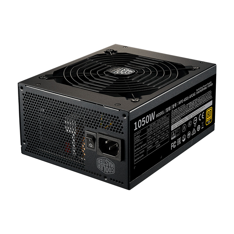 FUENTE 1050W COOLERMASTER MWE V2 FULL MODULAR 80 PLUS GOLD - NO INCLUYE CABLE POWER