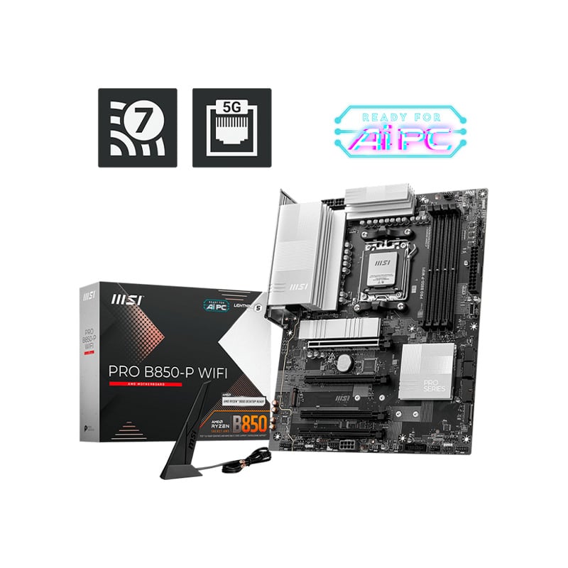 MOTHERBOARD MSI B850-P PRO WIFI DDR5 AM5