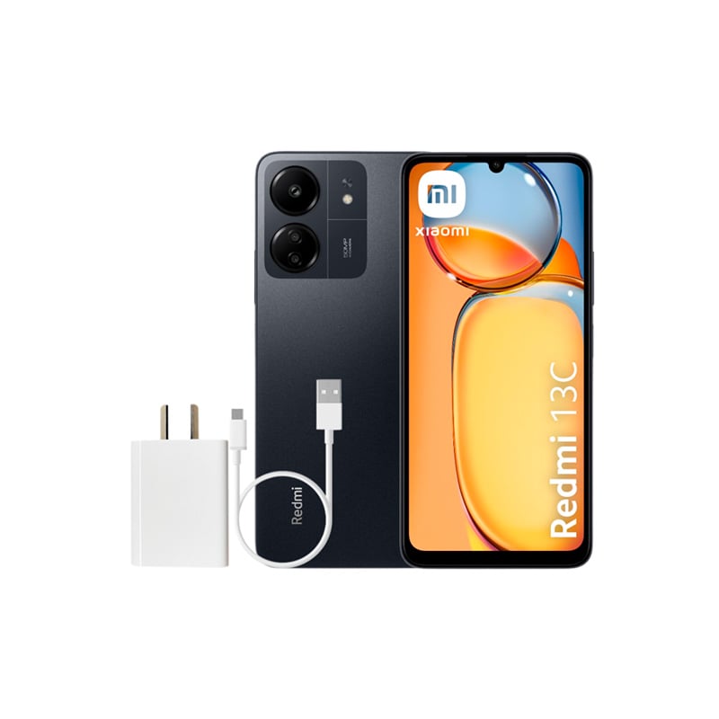 SMARTPHONE CELULAR XIAOMI REDMI 13C 4GB RAM 128GB MIDNIGHT BLACK