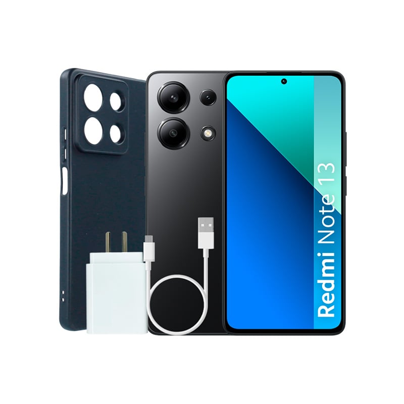 SMARTPHONE CELULAR XIAOMI REDMI NOTE 13 6GB RAM 128GB MIDNIGHT BLACK