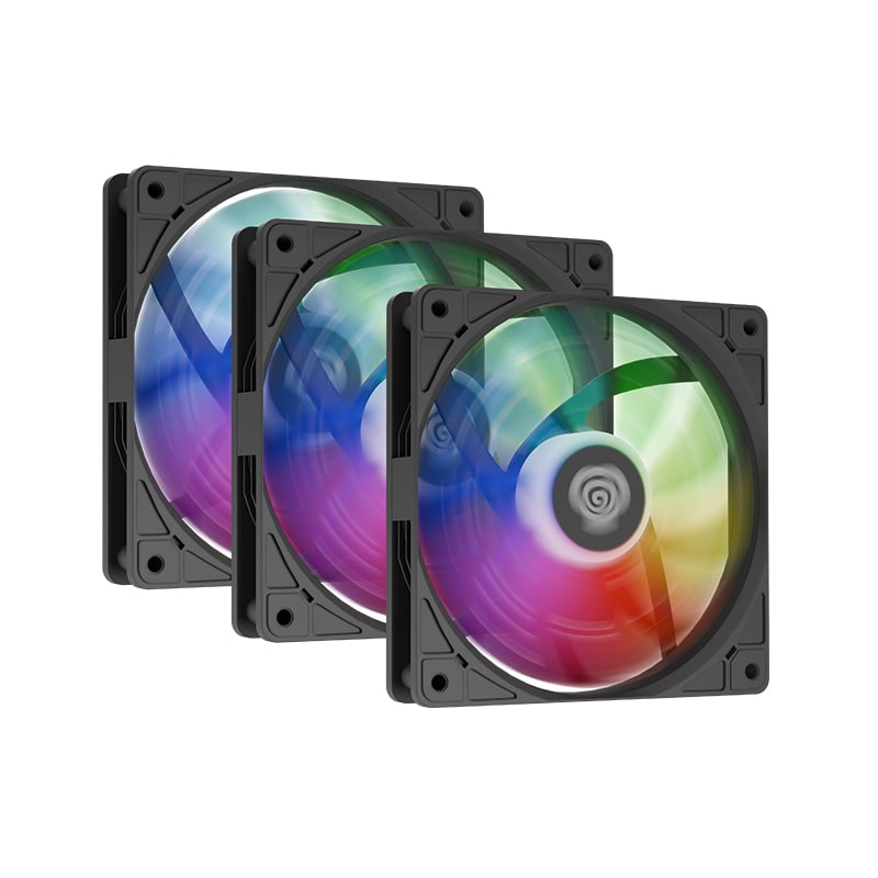 FAN COOLER 120MM GENESIS OXAL ARGB BLACK PACK X3