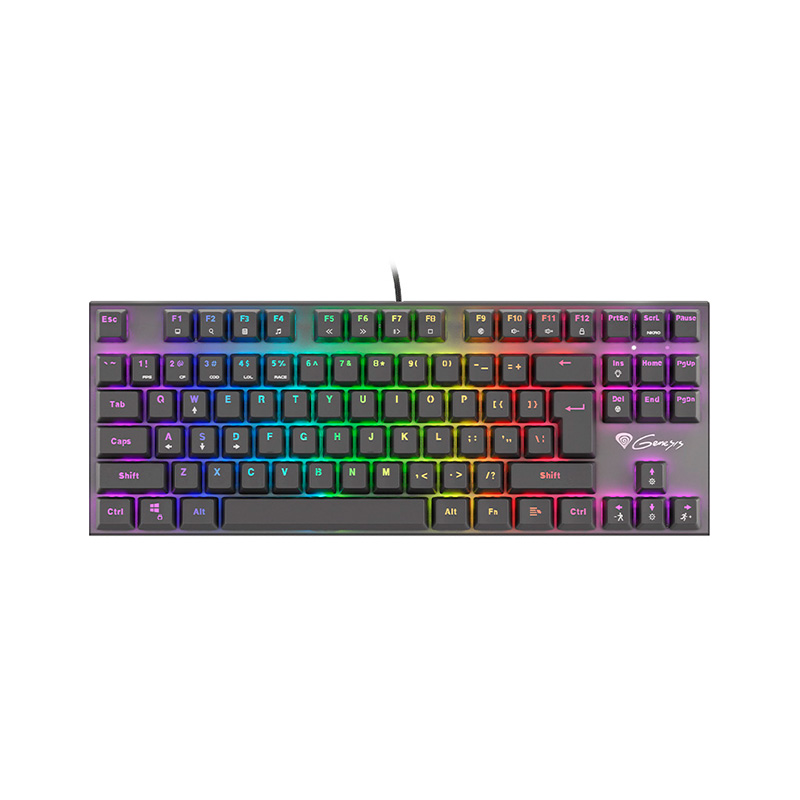 TECLADO MECANICO GENESIS THOR 300 TKL RGB ESPAÑOL SWITCH RED