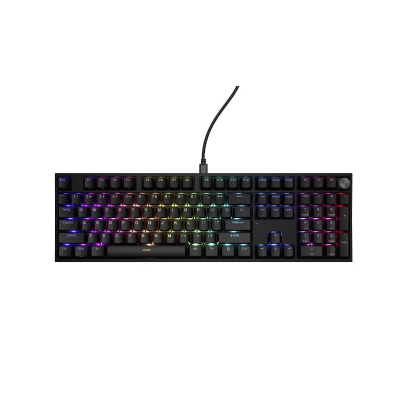 TECLADO MECANICO GENESIS THOR 404 RGB BACKLIGHT SWITCH OUTEMU PEACH SILENT - LAYOUT US - BLACK