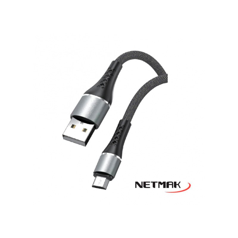 CABLE USB A MICRO USB 2A 1M STRONG SILVER