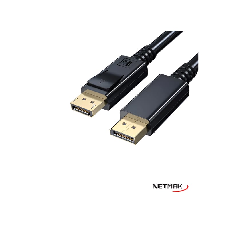 CABLE DISPLAYPORT NETMAK 4K 3MTS - M/M