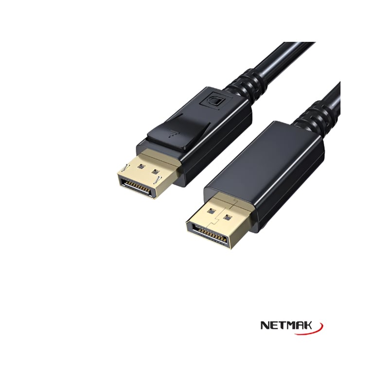CABLE DISPLAYPORT NETMAK 4K 1.5MTS - M/M