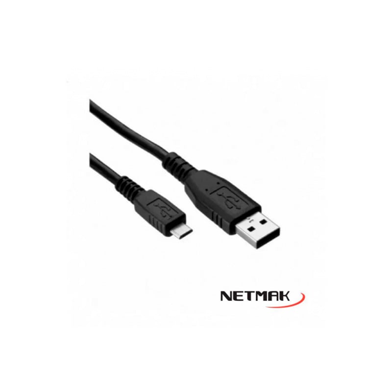 CABLE MICRO USB NETMAK M A M 1.5M