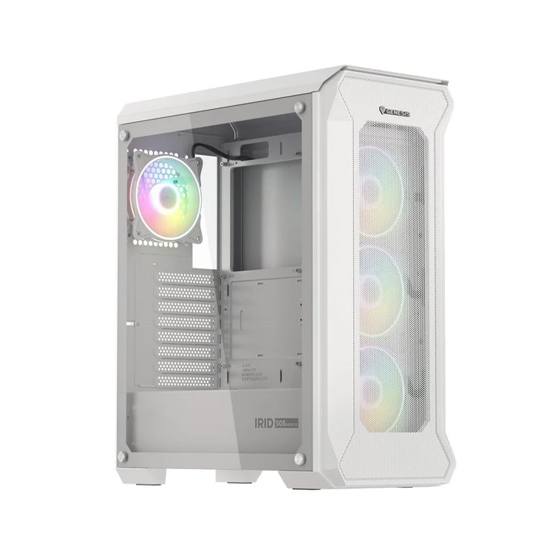 OUTLET - GABINETE GENESIS IRID 505 ARGB V2 WHITE